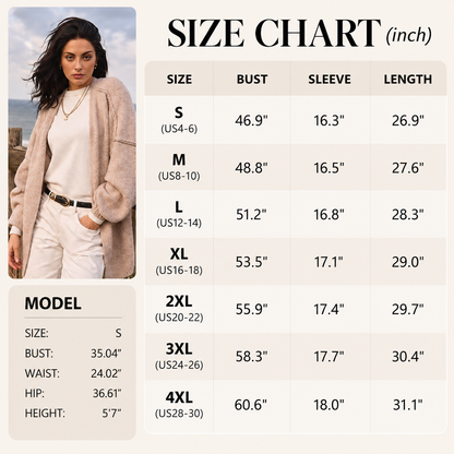 Women's Open Front Oversized Cardigan Sweaters