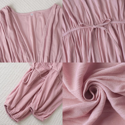 Flowy Boho Cardigan Tie-Front Duster Top
