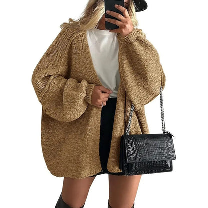 Women's Open Front Oversized Cardigan Sweaters
