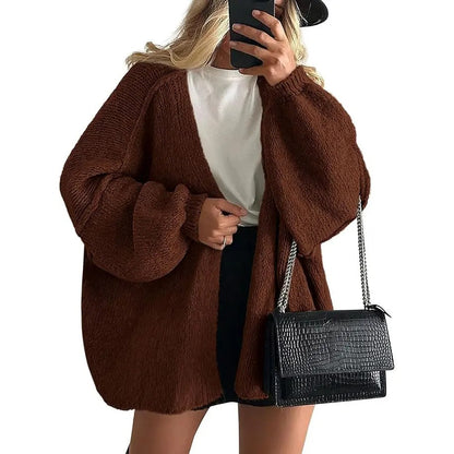 Women's Open Front Oversized Cardigan Sweaters