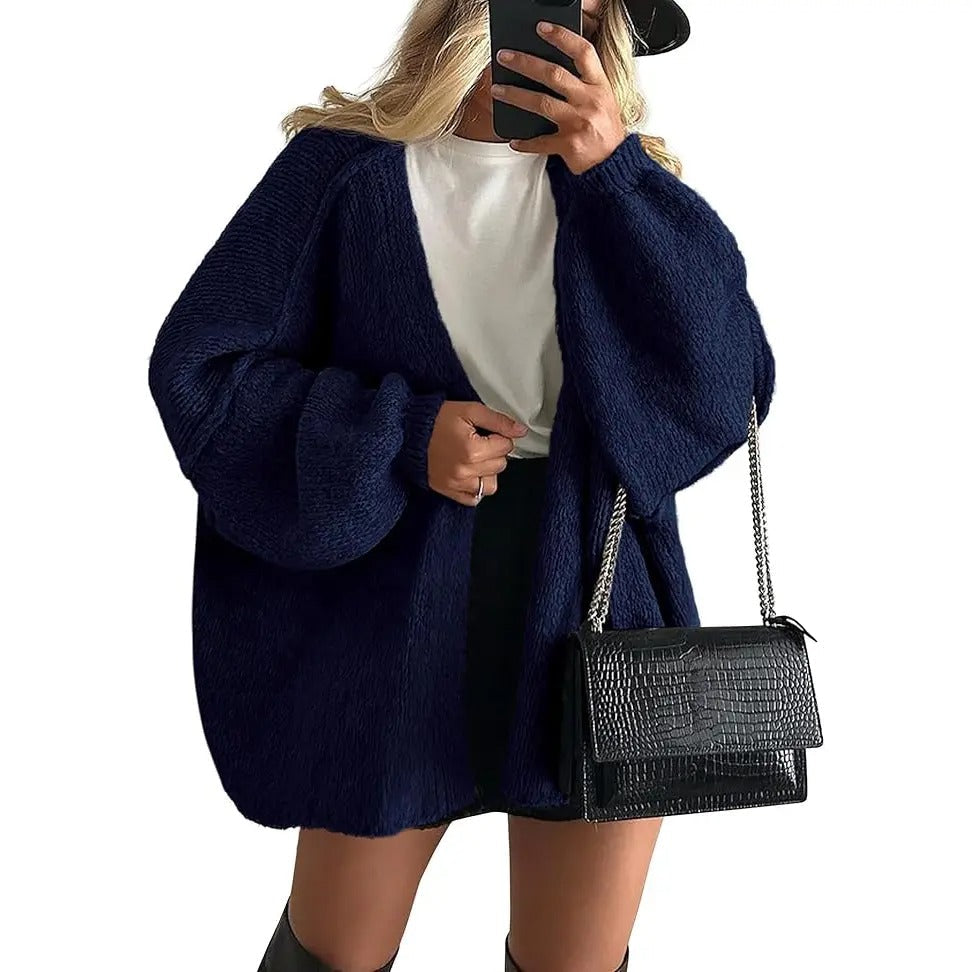 Women's Open Front Oversized Cardigan Sweaters