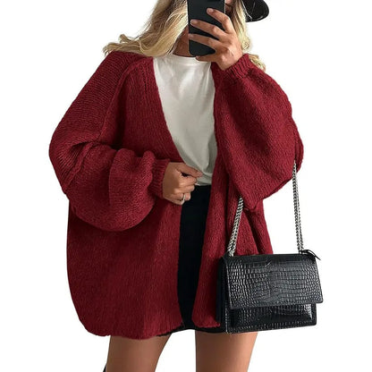 Women's Open Front Oversized Cardigan Sweaters