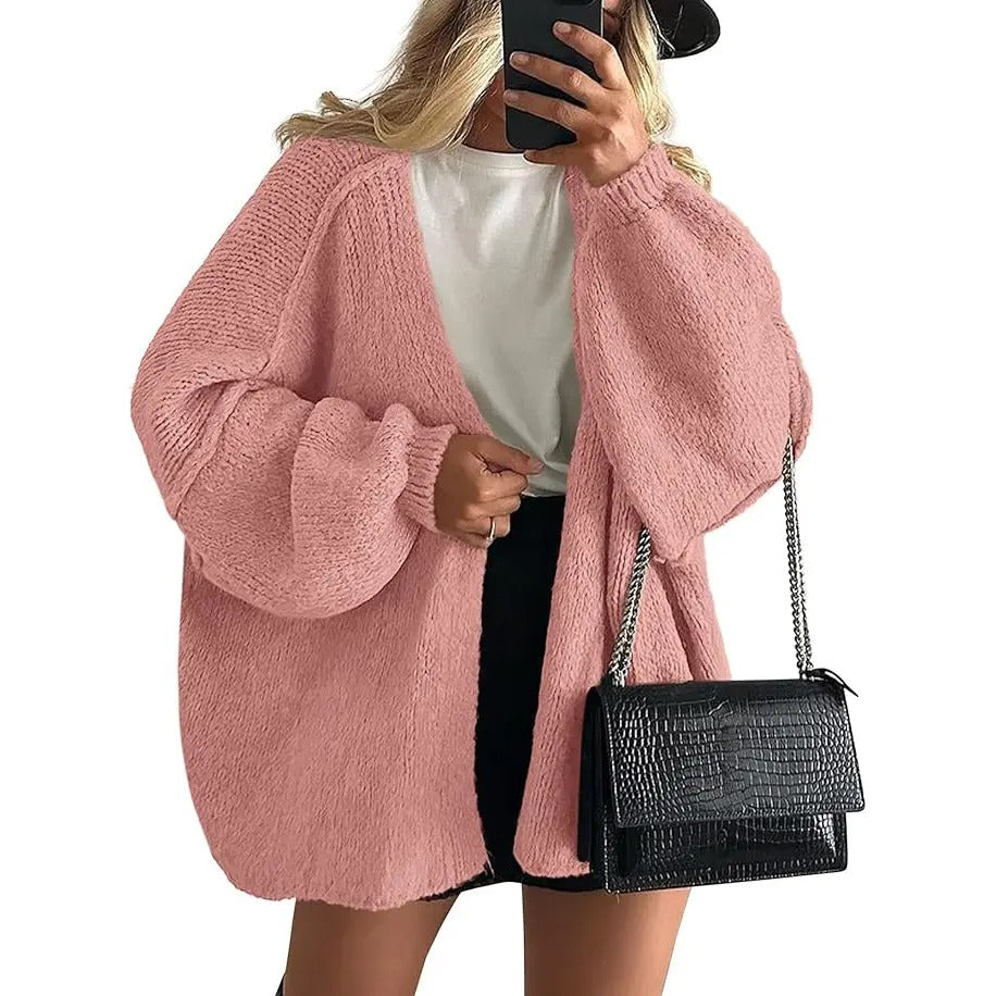 Women's Open Front Oversized Cardigan Sweaters